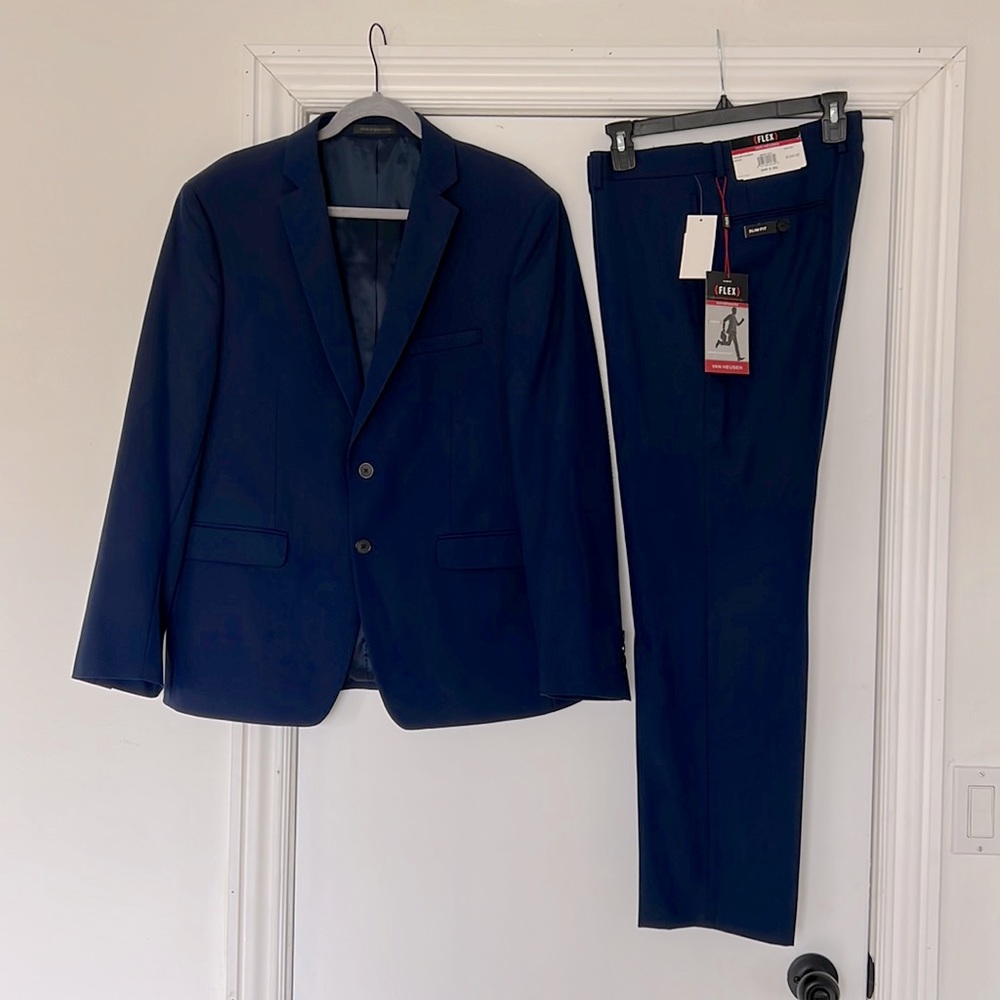 Van Heusen Navy Suit